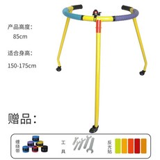 인라인 훈련기구 훈련 연습 주행보조기 롤러스케이트 보조기, 1개, 개방형 블루 대형 일반바퀴