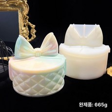 보석함 실리콘몰드 크리스탈 캔들몰드 리본 수납함 몰드 3개 세트, 대형 1세트 15.5x15.5x8cm, 기본 향