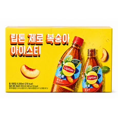립톤 제로 복숭아 아이스티 대용량 코스트코, 500ml, 1박스