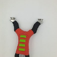 短中拉扁皮彈弓橢圓撐頭大弓門440材質反曲不銹鋼彈弓, 皮革帶纏好, 1個