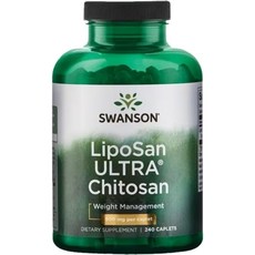 Swanson - Chitosan 스완슨 리포산 울트라 키토산 500mg 240정, 1개, 1팩