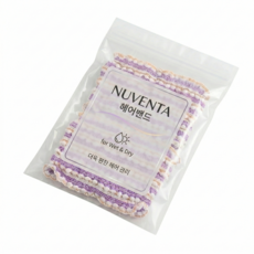 누벤타 헤어 터번 세안밴드 헤어캡, 2개, 퍼플