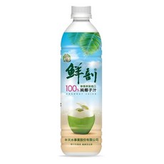 半天水 鮮剖純椰子汁 泰國原裝進口 500毫升 x 24瓶, 24個, 500ml