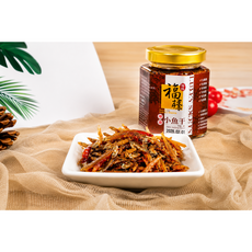 山嵐 辣油小魚干 宜蘭小魚干 無防腐劑, 1個, 小罐175G, 175g