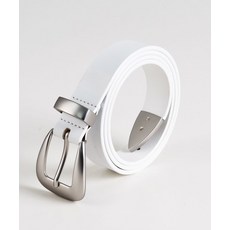 매장정품BUTTON SEOUL 버튼서울 BUTTON 베이직 웨스턴 레더 벨트 (소가죽화이트) BELT1 1849957