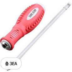 툴스피아 소프트 그립 양용 드라이버 150mm, 3개