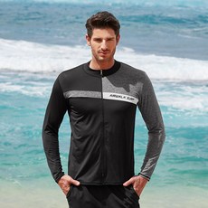 에어워크서프 남성래쉬가드 집업 YAWe5069레쉬가드 래시가드 수영복 비치웨어