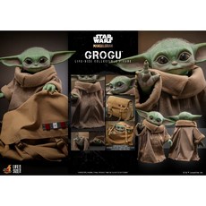 Hot Toys 曼達洛人 Grogu 1:1 比例收藏人偶 LMS015, 1個, 全新