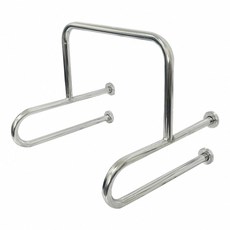 蝴蝶衛浴台灣製造小便斗扶手，不鏽鋼安全扶手，無障礙老人扶手，浴室防滑輔助把手, 1個, N排-8141