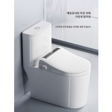 가정용 스마트 자동 물내림 비데 건조 리모컨형 방수 비데, 간편 배송, V형-고급 업그레이드 자동+세척+거품