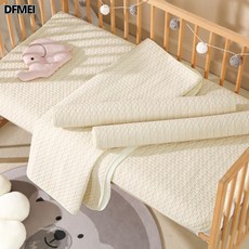 DFMEI 【嚴選】嬰兒防水可水洗透氣純棉尿墊防漏防滑月經姨媽墊彩棉隔尿, 1個, 彩棉隔尿墊:30*40