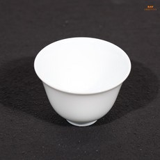 [청담백자] 옥백자 베이직 공도배 숙우, 1개, 단일