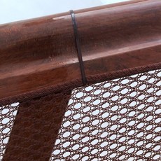 新品 兒童樓梯防護網鏤空防墜網欄杆防摔網嬰兒圍欄安全網家用 副廠商品, 咖色高60*長100釐米