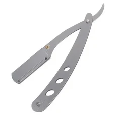 남성 전문 이발사 면도기 수동 스트레이트 에지 스테인레스 스틸 접이식 블레이드, 05 C634-1 razor