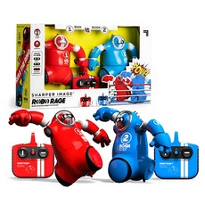 아빠와아들 실내놀이 무선조종 2인용 펀치로봇 9세, 1개, 2색 세트