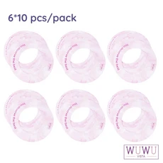 WUWUVISTA 왁싱 보호 칼라 7 oz/14 워머 및 캔 전문 10pcs/팩, 01 6packs