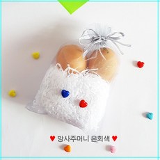 MJ03 망사주머니 은회색(소2장) ksm+368kd