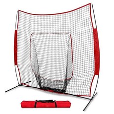 야구 그물망 투구 골대 소프트볼 연습 스트라이크, B 2.1x2.1m, 7ft 야구 네트 2.1x2.1m, 1개