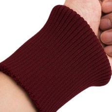 글로아픽 밑단패딩 니트 다리 소맷부리 손목밴딩 수선, J. 자홍색