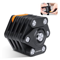 ONVIAN 2.6FT E Trike E 접이식 와이어 록 체인 잠금 자전거 자전거 자전거, ONVIAN 접이식 튼튼한 도난 방지 자전거 잠금 장치, 1개