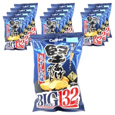 가루비 카타아게 포테이토 연한 소금 맛 빅사이즈, 132g, 12개