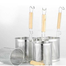 스텐 면삶는 채반 우동 삶는 걸이망 국자 1. 12CM, 1개