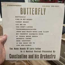 (수입 LP) e And His Orchestra NEW Butterfly 1974 Balboa BAL SM2017, (수입 LP) e And His Orchestra NE