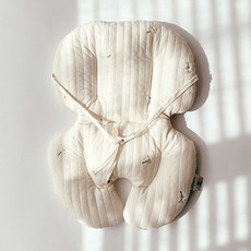 돗투돗x마롤로뜨 체어라이너 유아시트 아기의자 방석 식탁의자 시트, 살랑데이지, 1개