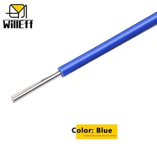 단단한 구리 와이어 단일 코어 주석 도금 케이블 전기 연장 코드 Pvc 전원 공급 장치 전자, 06 18 AWG, 02 UL1007-Red-Hard, 04 5m