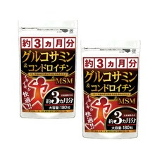 BEETY MEMBERS 글루코사민 콘드로이친 MSM 180정x2개 6개월분 일본직구, 2개, 180정