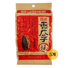 Cha Cha 챠챠 해바라기씨 양념맛 260g, 5개