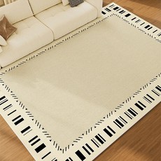 타오진 심플 고급 사계절 미끄럼방지 러그 거실 매트 침실 매트