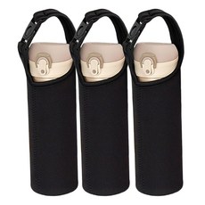 바시니아 핸디 보틀 물병 텀블러 파우치 3개세트 550ml, 1개, 08_블랙 블랙 블랙