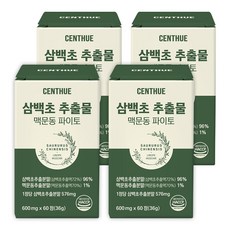 센트휴 삼백초 추출물 맥문동 파이토, 4개, 60정