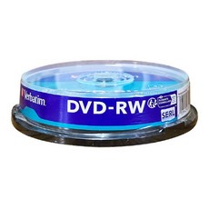 (버바팀) 4X DVD-RW 10P CAKE, 1개