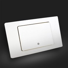 초초맛트 버튼 1개 스위치 콘센트커버, 아이보리