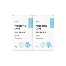 본아페티 프로바이오틱스 캡스 강아지 면역력 유산균 영양제 애견 반려견 60정 2개