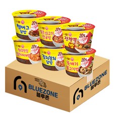 오뚜기 컵밥 증량 Up! 6종 세트 (뚝배기불고기밥+김치참치덮밥+원조맛집김치찌개+얼큰쇠고기전골밥+진짬뽕밥+햄버그덮밥), 1개