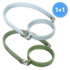 아이셀로 스타벅스 스탠리 호환 실리콘 텀블러 스트랩, 1세트, 블루