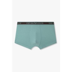 엠포리오 아르마니 EMPORIO ARMANI UNDERWEAR 남성 라인 밴딩 이지 코튼 드로즈_민트 0815312316 2507052892 435590