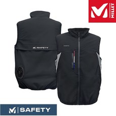 밀레 세이프티 여름용 선풍기조끼 생활방수기능 에어 쿨링 밧데리포함