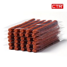 CTR 타이어 펑크 수리 공구 키트 보수 자동차 오토바이 관리 끈끈이 씰 지렁이 30P, 브라운, 1세트
