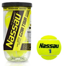 낫소 짜르투어 테니스공 2개입(T-270), 그린(2개입), 1세트