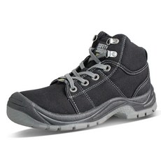 台灣製勞保鞋 工作鞋 牛皮輕量鋼頭安全鞋 舒適透氣耐磨防滑工作鞋工地安全防護首選, 117黑, 1個