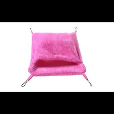 안락의자 양털 매달린 햄스터 하우스 애완 동물 침대 쥐 장난감 기니 돼지 해먹 케이지 새 잠자는 둥지 작은 동물용 스윙, 빨간, S_Rectangle, 1개