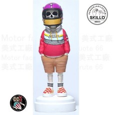 《美式工廠》SKILLO手工彩繪大型立型公仔 Jhon The Handsome POP V1，美式風格擺件，手工藝品收藏, 1個