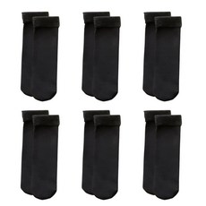 베베로사 6P 세트 겨울 혹한기 발시림 방지 쫀쫀 스판 융털 기모 스타킹 양말 6켤레