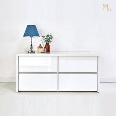 나이스 UV 1200 광폭 2단 와이드서랍장 서랍장 2단서랍장 옷서랍장, 오크