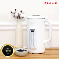신일 두유제조기 서리태 두유 죽 이유식 제조기, (KC인증)SEP-DU800WS 화이트