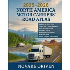 (英文圖書)2025-2026 North America Motor Carriers' Road Atlas: Truck-Friendly Maps Mileage... 平裝版, Independently Published, 英文